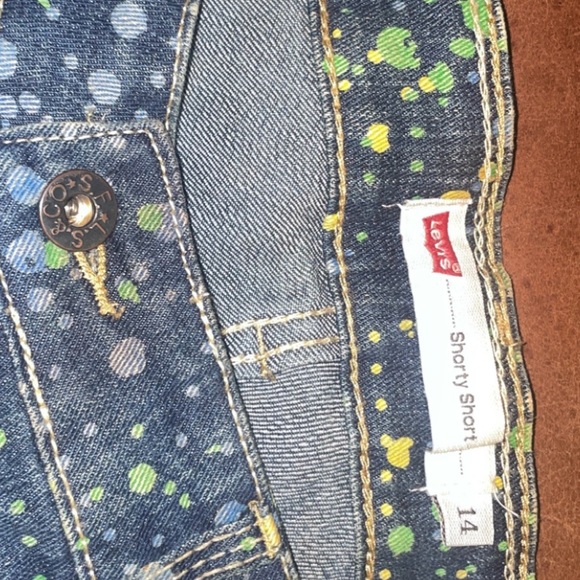 levi’s strauss paint splatter shorts 2012 - Picture 4 of 4